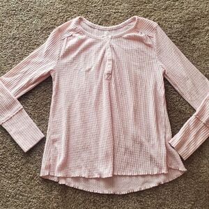 Anthropologie Waffle Long Sleeve Size Small